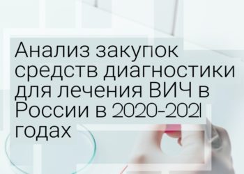 Анализ закупок средств диагностики для лечения ВИЧ в России в 2020-2021 годах